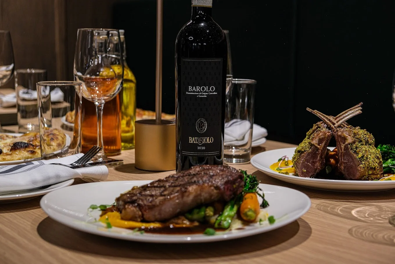 House-made pasta and fresh mozzarella at La Torino Trattoria Italian restaurant Calgary